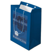 月光のくま-山アダムス、ワシントン州 ミディアムペーパーバッグ (裏面アングル)