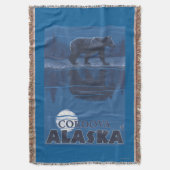 月光のくま- Cordova、アラスカ スローブランケット (正面縦)