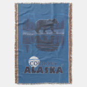 月光のくま- Cordova、アラスカ スローブランケット (正面縦)