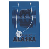 月光のくま- Cordova、アラスカ ミディアムペーパーバッグ (正面)