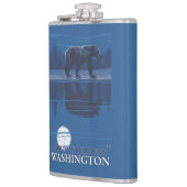 月光のくま- Mount Saint Helens、 フラスク (左)