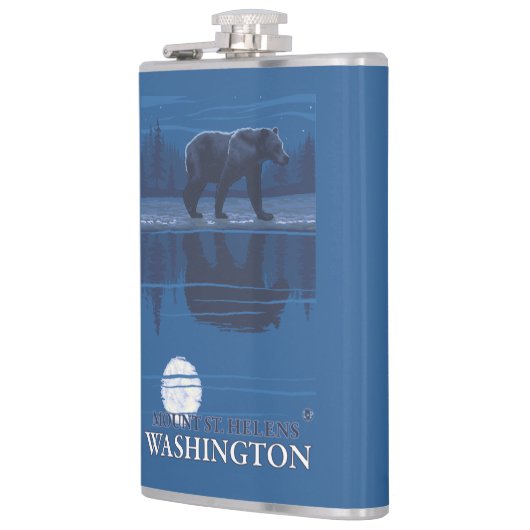 月光のくま- Mount Saint Helens、 フラスク (左)