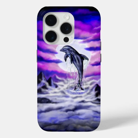 月光のイルカ Case-Mate iPhoneケース (裏面)