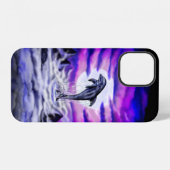 月光のイルカ iPhoneケース (裏面横)