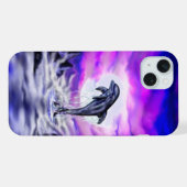 月光のイルカ iPhoneケース (裏面横)