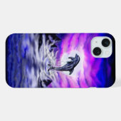 月光のイルカ iPhoneケース (裏面横)