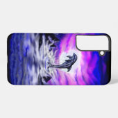 月光のイルカ SAMSUNG GALAXYケース (裏面横)