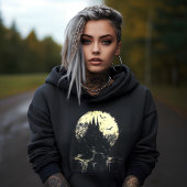 月光のゴシック様式の城景 スウェットシャツ