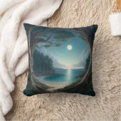 月光のセレニティ クッション (ブランケット)