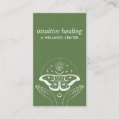 月光のセレニティ：ヒーリングハンドを受け入れる 名刺 (正面)