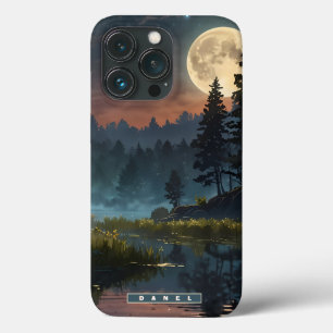 月光のセレニティ/湖の静かな夜 iPhone 13 PROケース