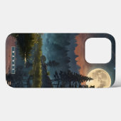 月光のセレニティ/湖の静かな夜 Case-Mate iPhoneケース (裏面 (横))