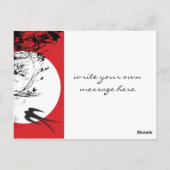 月光のツバメ(東方) ポストカード (裏面)