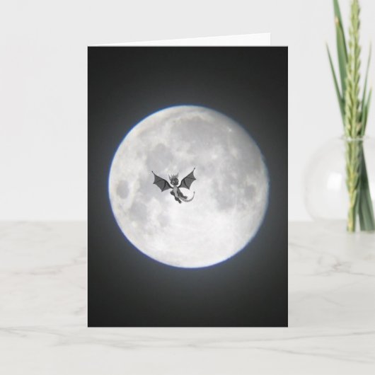 月光のドラゴン カード (正面)