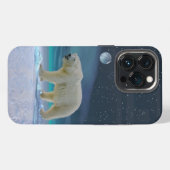 月光のホッキョクグマ iPhoneケース (裏面横)
