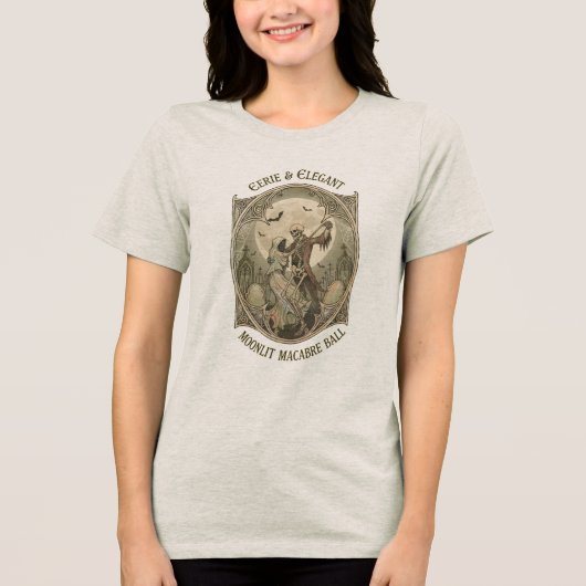 月光のマカブル・ボール トライブレンドTシャツ (正面)