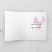 月光の下で愛を育む猫のペア カード (内部)