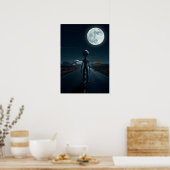 月光の下で: UFOのクラッシュ着陸 ポスター (キッチン)