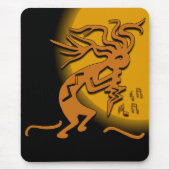 月光の下のココペリのMerrymakerのミュージシャン マウスパッド (正面)