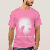 月光の下のライオン - 一人で戦うことを学ぶ Tシャツ (正面)