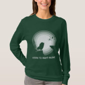 月光の下のライオン - 一人で戦うことを学ぶ Tシャツ (正面)