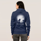月光の下のライオン – 独りで戦うことを学ぶ パーカ (裏面フル)