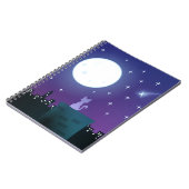 月光の下の猫 ノートブック (左側)