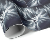 月光の下り坂スキーヤー ラッピングペーパー (ロールコーナー)