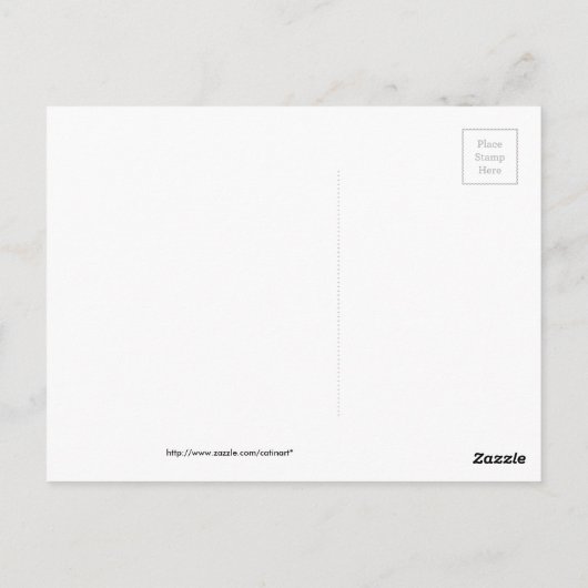 月光の中で出会う子猫たち、ルイス・ウェイン ポストカード (裏面)