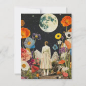 月光の優雅さ - 月のある女性の背面図 3 (正面)