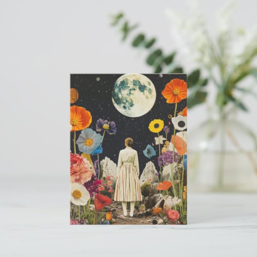 月光の優雅さ - 月のある女性の背面図 3 (スタンド正面)