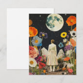 月光の優雅さ - 月のある女性の背面図 3 (正面/裏面)