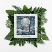 月光の北欧の森林、カスタマイズ可能