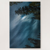 月光の夜空と森 ジグソーパズル (縦)