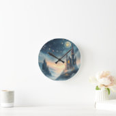 月光の天城 ラウンド壁時計 (ホーム)