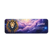 月光の守護者 - 宇宙の獅子。 ラベル (正面)