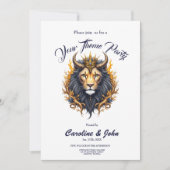 月光の守護者 - 宇宙の獅子 招待状 (正面)