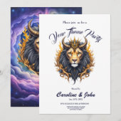 月光の守護者 - 宇宙の獅子 招待状 (正面/裏面)