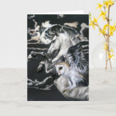 月光の容認 カード (黄色い花)