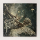 月光の愛らしい妖精 ジグソーパズル (横)