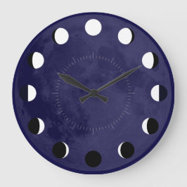 月光の手段 ラージ壁時計