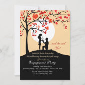 月光の提案の婚約パーティの招待状 招待状 (正面)