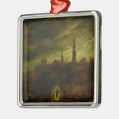 月光の景色 メタルオーナメント (左)