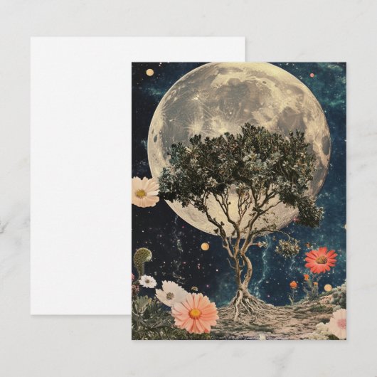 月光の木と花 (正面/裏面)