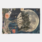 月光の木と花 キッチンタオル (横)