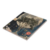 月光の木と花 タイル (側面)