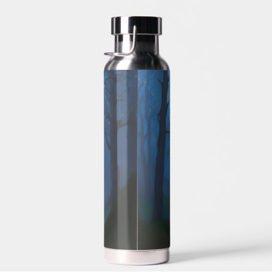 月光の森の神秘的な黒騎士 ウォーターボトル (右面)