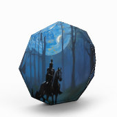 月光の森の神秘的な黒騎士 フォトブロック (左)