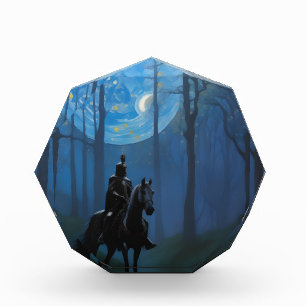 月光の森の神秘的な黒騎士 フォトブロック