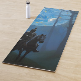 月光の森の神秘的な黒騎士 ヨガマット